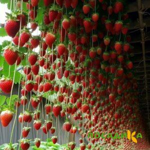 Клубника ампельная Анастасия купить по цене от 370р. в интернет-магазине «Посадика» с доставкой почтой в в Кудымкаре и по всей России – [изображение №1].
